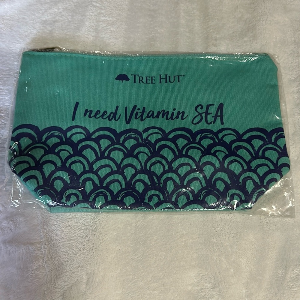 Tree Hut Vitamin Sea Canvas Makeup Pouch
